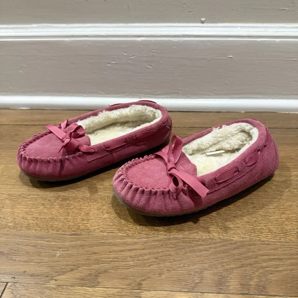Minnetonka pink leather